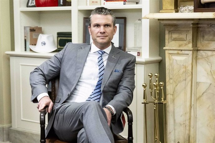 Archivo - Pete Hegseth, candidato para el Departamento de Defensa de Estados Unidos