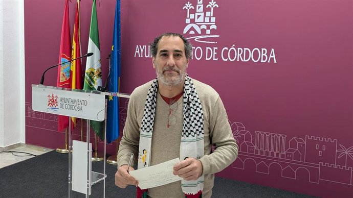 El portavoz del grupo Hacemos Córdoba en el Ayuntamiento de la capital, Juan Hidalgo.