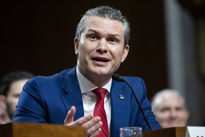 El candidato para el Departamento de Defensa de EEUU, Pete Hegseth