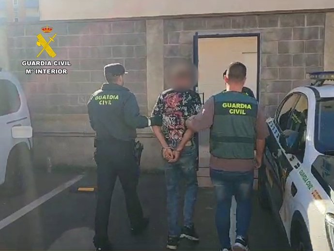 Detenido en la operación