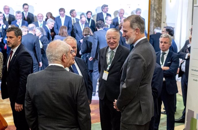 El Rey Felipe VI inaugura la XV Edición del Spain Investors Day (SID), en el Hotel Mandarín Oriental Ritz, a 15 de enero de 2025, en Madrid (España)