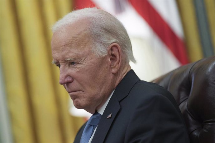 El presidente de EEUU, Joe Biden, durante una reunión en la Casa Blanca (archivo)