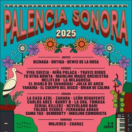 Cartel del Palencia Sonora 2025.