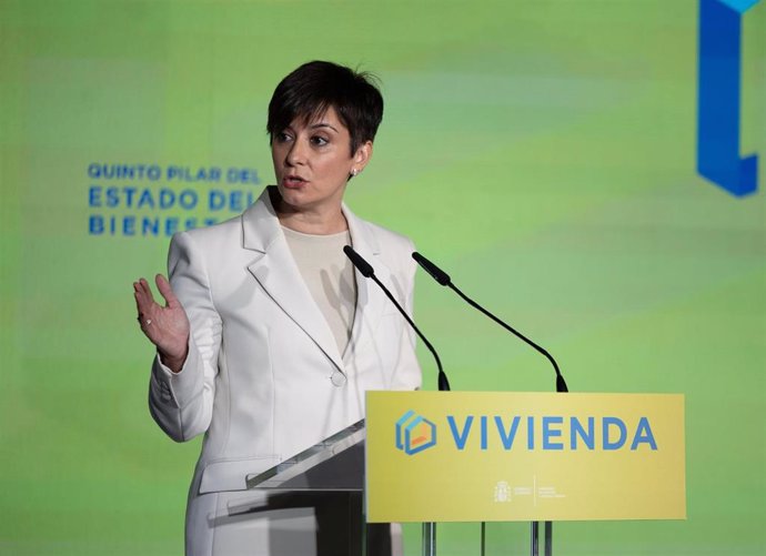 La ministra de Vivienda y Agenda Urbana, Isabel Rodríguez.