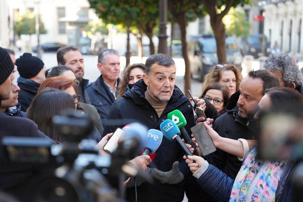El coordinador general de Izquierda Unida, Antonio Maíllo, este miércoles en Sevilla