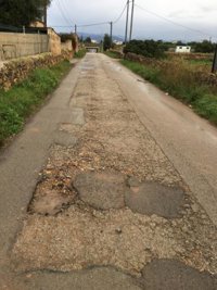Cort concluye la renovación del asfaltado de la calle Capocorb, camí Vell de Llucmajor y camí de Muntanya