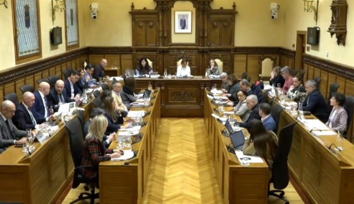 Pleno del Ayuntamiento de Gijón.