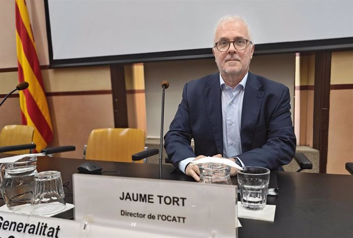 Jaume Tort, director de la Ocatt, en la rueda de prensa de este miércoles.