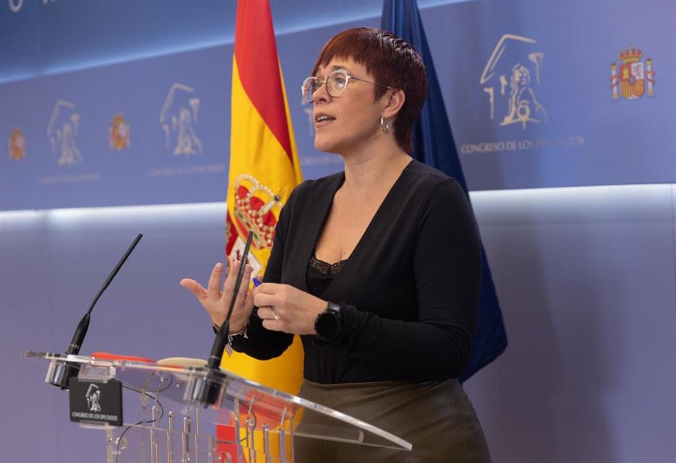 Archivo - La portavoz de Compromís en el Congreso, gueda Micó, a 5 de noviembre de 2024, en Madrid (España).