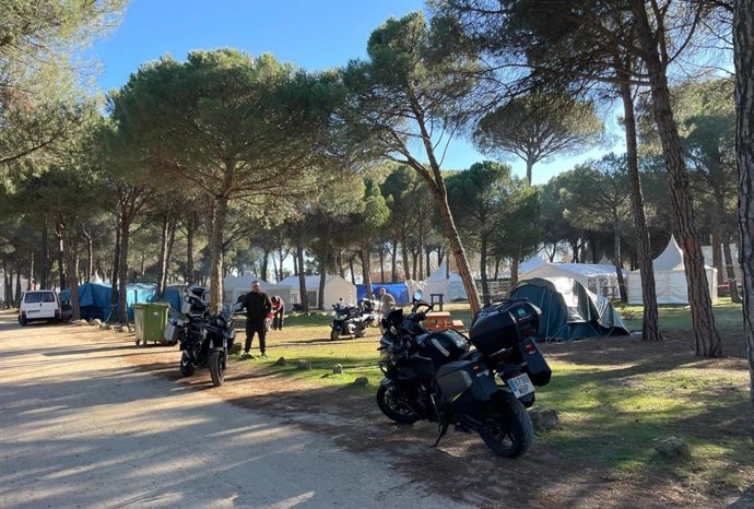 Primeros acampados en Motauros.