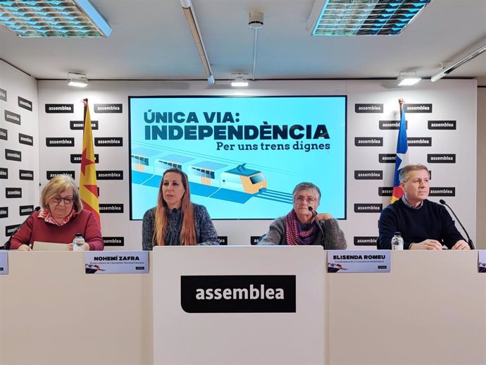 Presentación de la campaña de la ANC sobre Rodalies