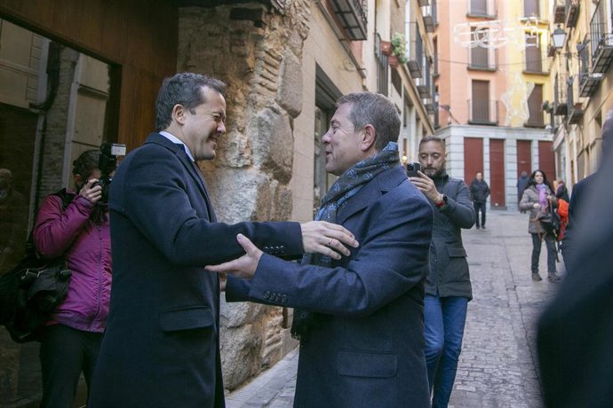 El presidente autonómico, Emiliano García-Page, ha inaugurado, en Toledo, el Centro Regional de Artesanía de Castilla-La Mancha que se ubica en la Mezquita de Tornerías