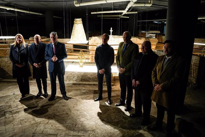 El alcalde de Sevilla, José Luis Sanz, durante la presentación del nuevo espacio expositivo para el Arte Sacro en el Castillo de San Jorge