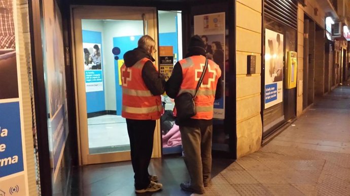 Dispositivo para personas sin hogar en Huelva durante la ola de frío.