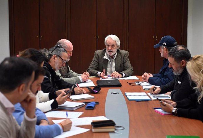 Agustín Muñoz en el Consejo Local del Motor de Jerez.