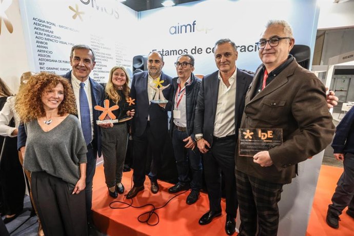 Premiados a la excelencia y a la innovación de AIMFAP, en Madrid.