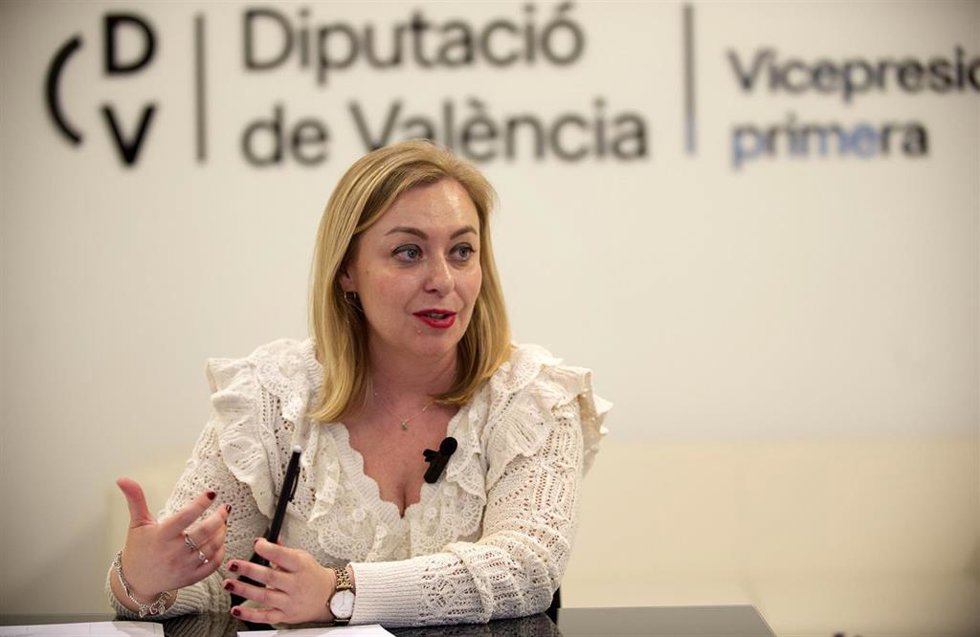 La vicepresidenta primera de la Diputació de Valncia y portavoz de Ens Uneix en la corporación provincial, Natlia Enguix