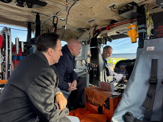 El delegado del Gobierno en Catalunya, Carlos Prieto, en el Port de Tarragona