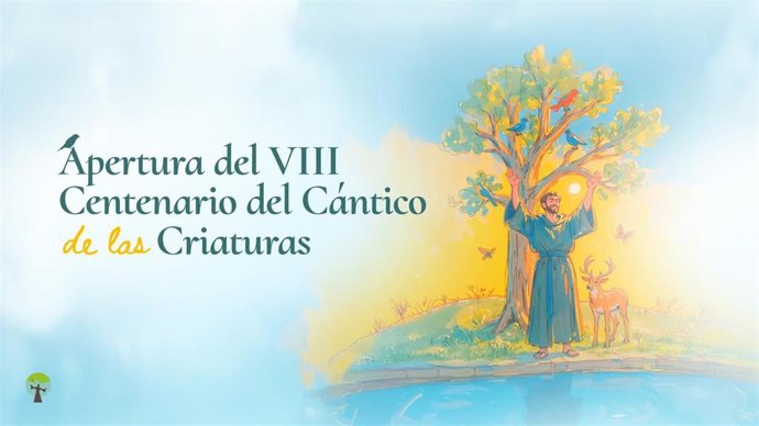 Cartel del VIII Centenario del Cántico de las Criaturas.