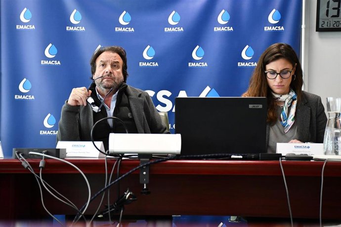 Consejo de administración de Emacsa, con Daniel García-Ibarrola y María Teresa Carrillo.