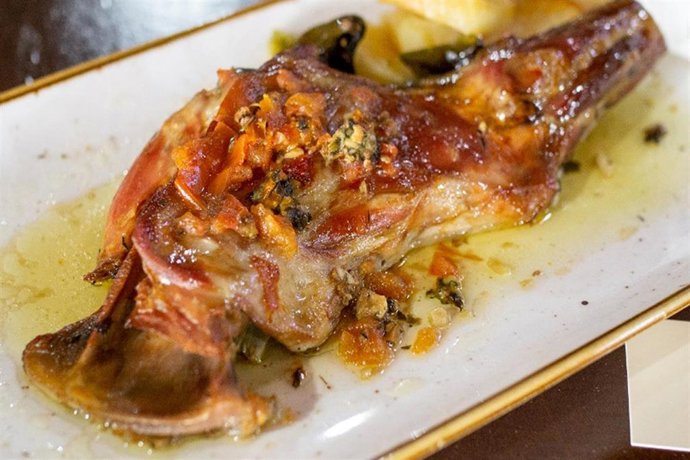 Plato gastronómico de la Sierra de Cádiz.