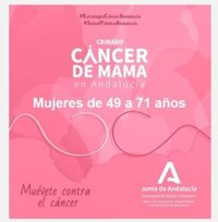 La unidad móvil para la detección precoz del cáncer de mama del distrito Málaga-Guadalhorce inicia campaña en Álora