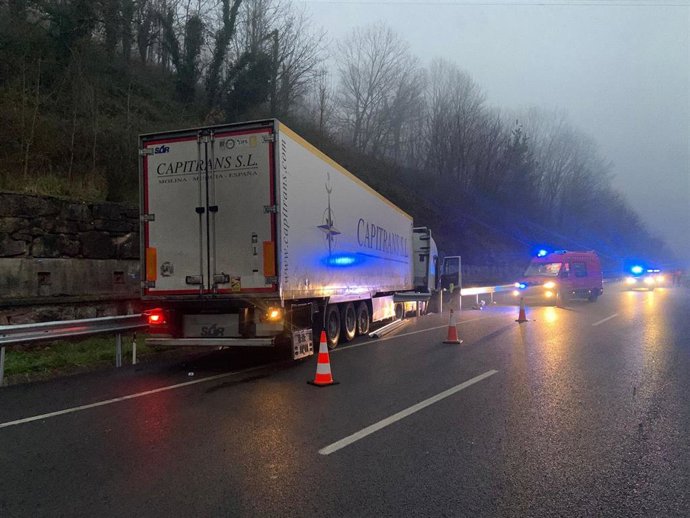 Imagen del accidente.