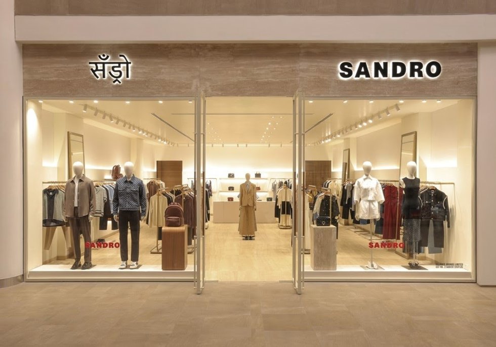 Tienda de moda de Sandro en Bombay (India)