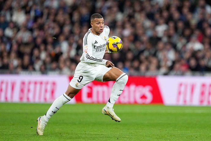 El jugador del Real Madrid Kylian Mbappé. 