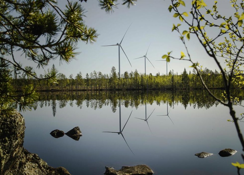 Parque eólico de Volkswagen en Europa.