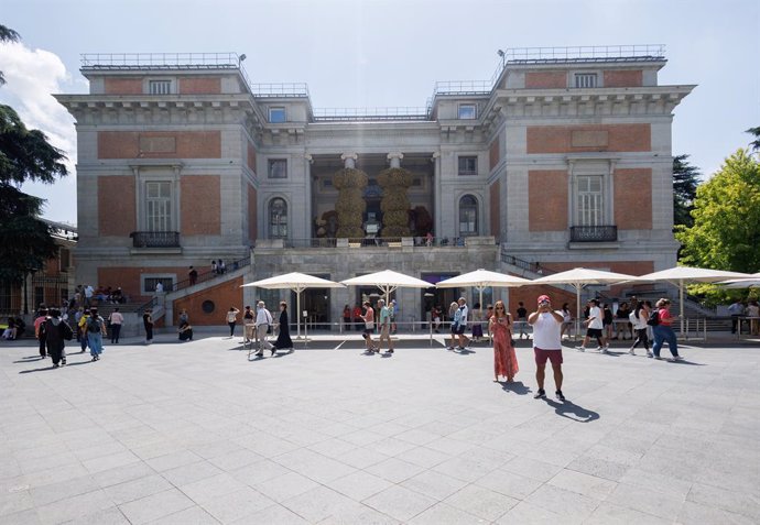 Archivo - Entrada, puerta de Goya, del Museo del Prado, a 8 de septiembre, en Madrid (España). El Museo Nacional del Prado fue inaugurado en 1819 y a lo largo de su historia centenaria, ha cumplido con la alta misión de conservar, exponer y enriquecer el 