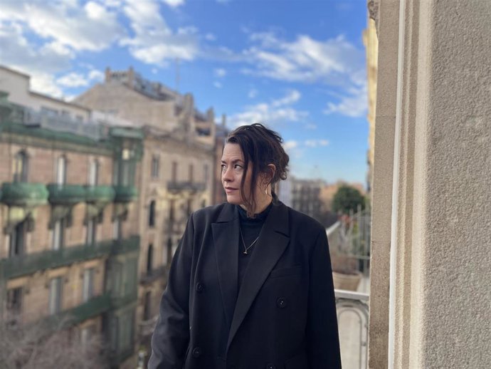 La autora de cómic sueca Liv Strömquist, en Barcelona