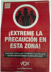 La Fiscalía de Granada abre diligencias por presunto delito de odio en unos pasquines de Vox