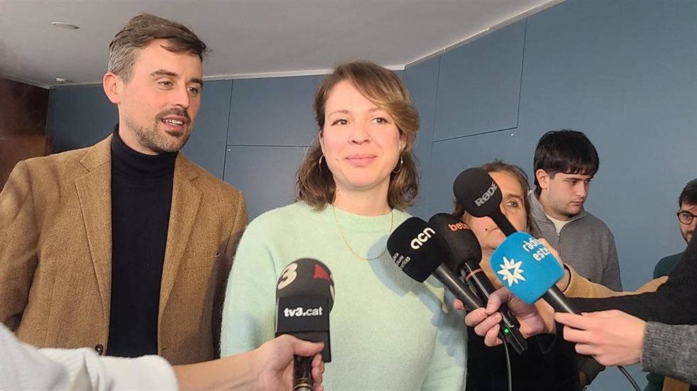La líder de BComú en el Ayuntamiento, Janet Sanz