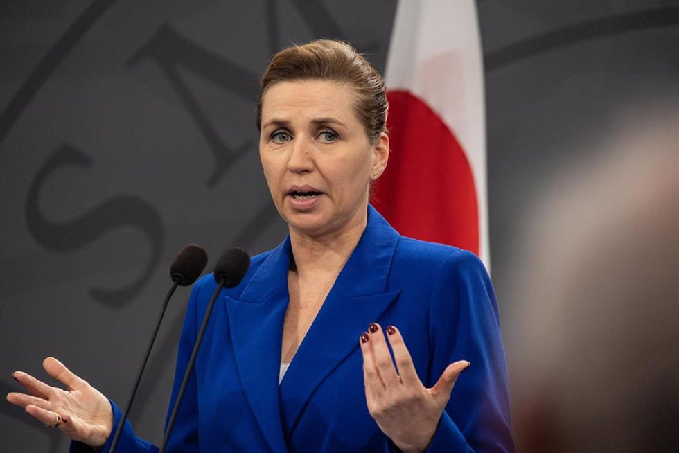 La primera ministra de Dinarmarca, Mette Frederiksen