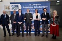 "Huesca está atravesando un buen momento", asegura Azcón, y destaca el 7% de paro, "una de las mejores cifras"