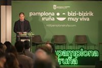 El Ayuntamiento de Pamplona lanza una marca municipal para el sector turístico de la ciudad con el lema 'Muy viva'