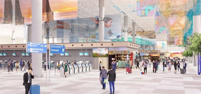 Archivo - Aeropuerto Internacional Jorge Chávez, en Lima