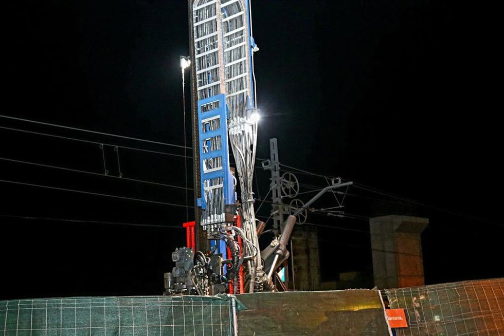 Obras del AVE.