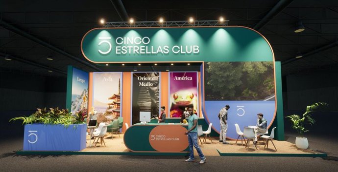 Stand de Cinco Estrellas Club.