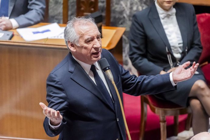 January 15, 2025, Paris, France, France: Paris, France January 15, 2025 - Session of questions to the government at the French parliament - Francois bayrou..POLITIQUE, QAG, QUESTIONS AU GOUVERNEMENT, HEMICYCLE.