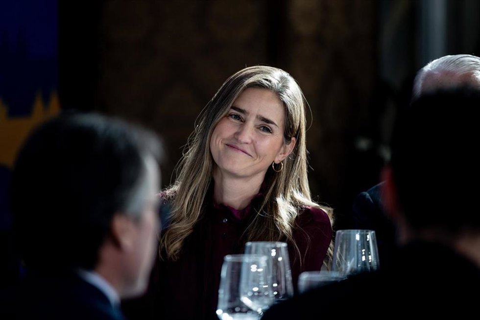 La vicepresidenta tercera y ministra para la Transición Ecológica y el Reto Demográfico, Sara Aagesen, durante la XV Edición del Spain Investors Day (SID), en el Hotel Mandarín Oriental Ritz, a 15 de enero de 2025, en Madrid (España). 