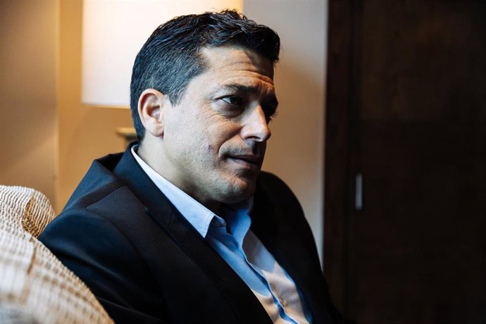 Archivo - El ministro para la Diáspora y el Antisemitismo de Israel, Amichai Chikli, durante una entrevista para Europa Press, en el Eurostars Suites Mirasierra, a 17 de mayo de 2024, en Madrid (España). 