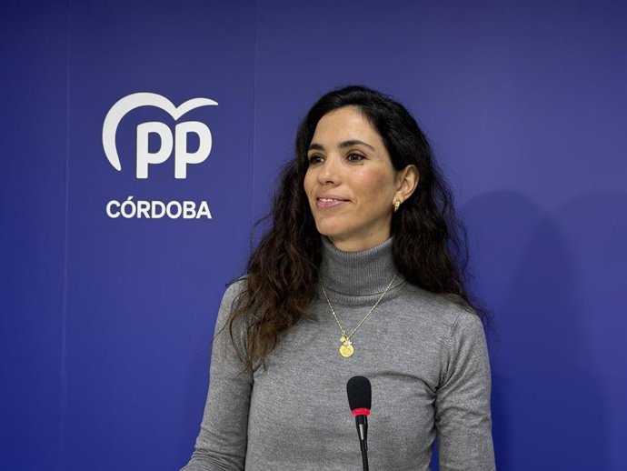 La senadora del PP de Córdoba Lorena García.