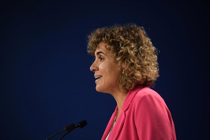 Archivo - La portavoz del PP en el Parlamento Europeo, Dolors Montserrat, ofrece una rueda de prensa, en la sede del PP, a 5 de agosto de 2024, en Madrid (España). Durante la comparecencia, la portavoz del Partido Popular en el Parlamento Europeo, ha pedi