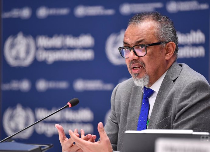 Archivo - El director general de la Organización Mundial de la Salud (OMS), Tedros Adhanom Ghebreyesus