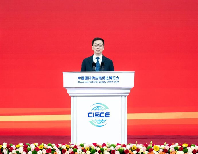 Archivo - El vicepresidente de China, Han Zheng