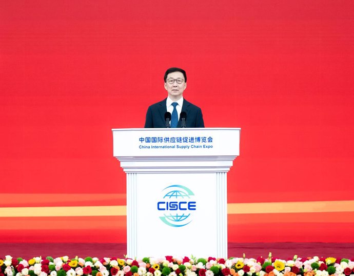 Archivo - El vicepresidente de China, Han Zheng