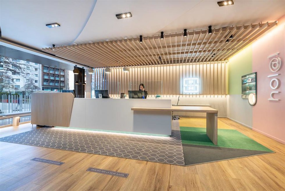 Archivo - Imagen de la recepción del Suites Plaza Hotel & Wellness de Andorra