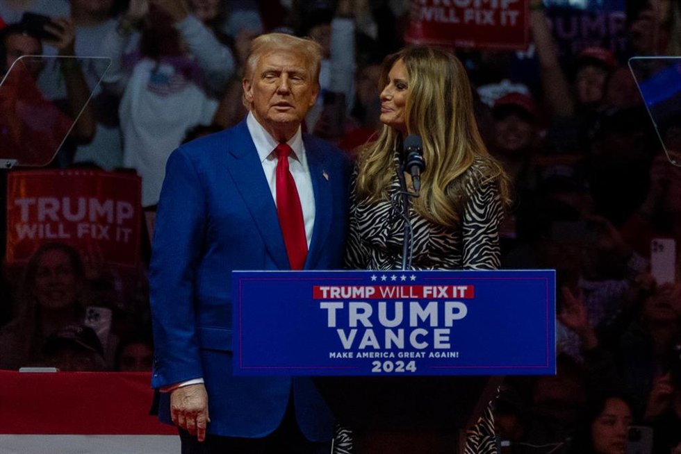 Archivo - Donald y Melania Trump.
